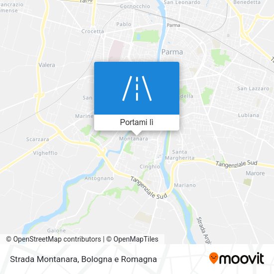 Mappa Strada Montanara