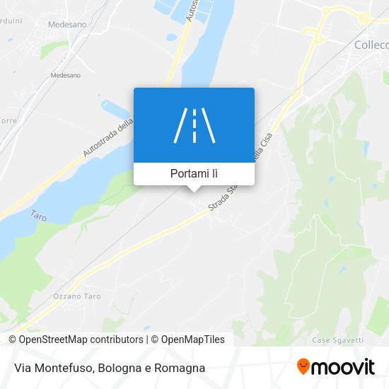 Mappa Via Montefuso