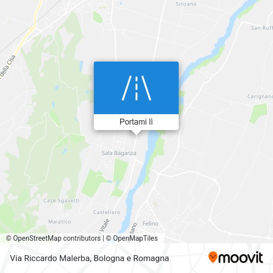 Mappa Via Riccardo Malerba