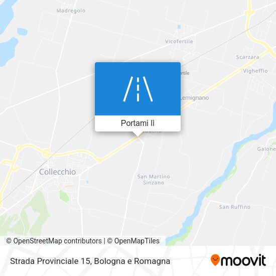 Mappa Strada Provinciale 15