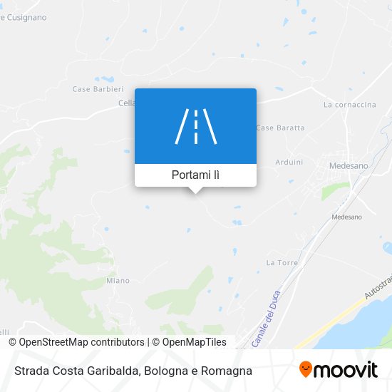 Mappa Strada Costa Garibalda