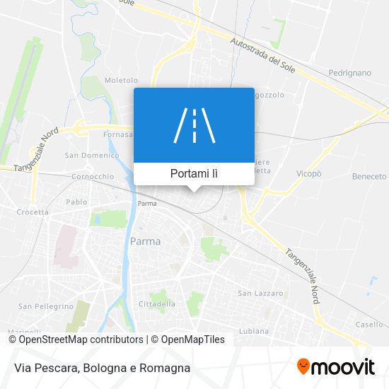 Mappa Via Pescara