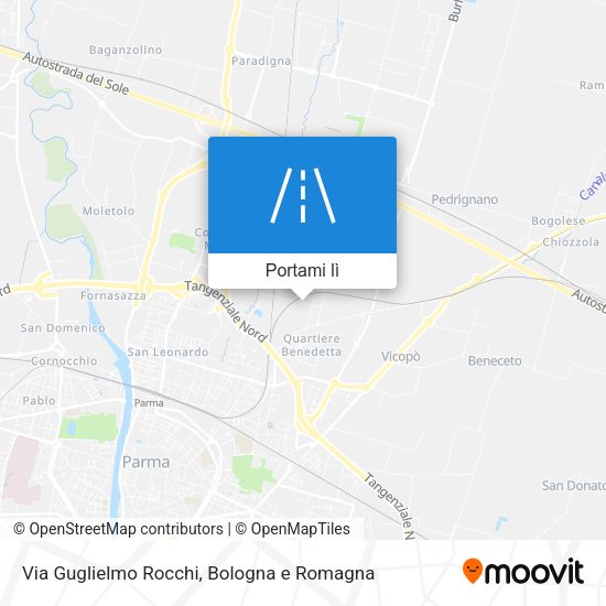 Mappa Via Guglielmo Rocchi