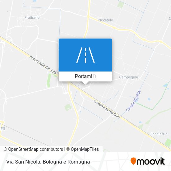 Mappa Via San Nicola