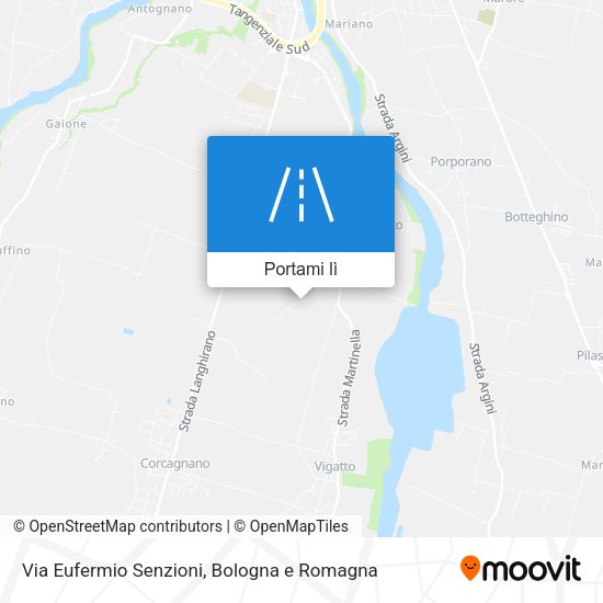 Mappa Via Eufermio Senzioni