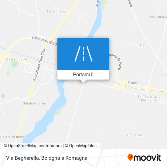 Mappa Via Begherella