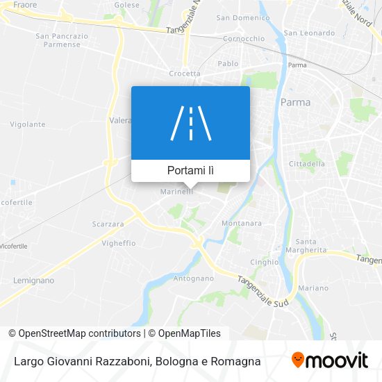 Mappa Largo Giovanni Razzaboni