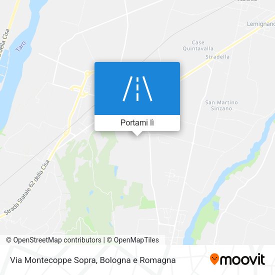 Mappa Via Montecoppe Sopra