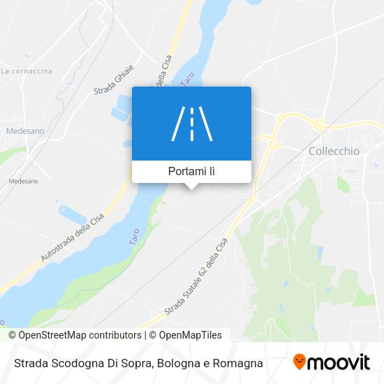 Mappa Strada Scodogna Di Sopra