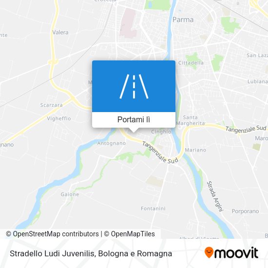 Mappa Stradello Ludi Juvenilis