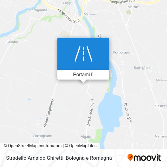 Mappa Stradello Amaldo Ghiretti