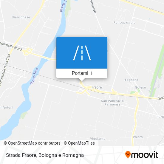 Mappa Strada Fraore