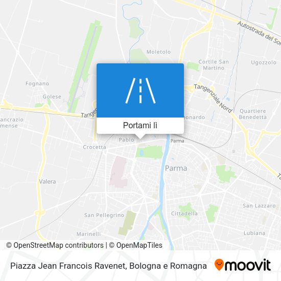 Mappa Piazza Jean Francois Ravenet