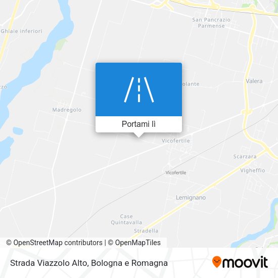 Mappa Strada Viazzolo Alto
