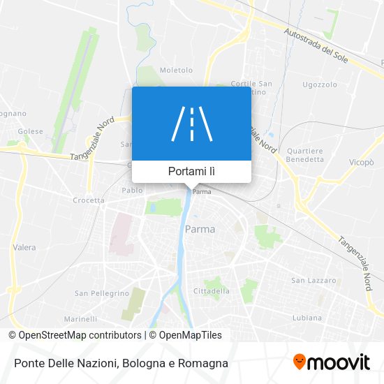 Mappa Ponte Delle Nazioni