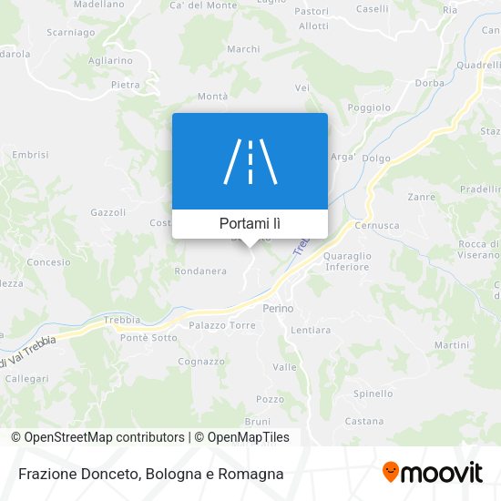 Mappa Frazione Donceto