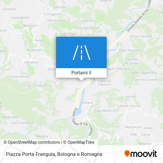 Mappa Piazza Porta Frangula