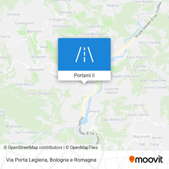 Mappa Via Porta Legleria