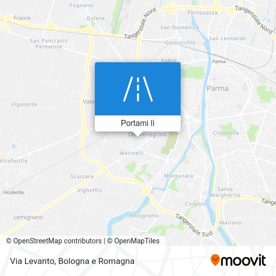 Mappa Via Levanto