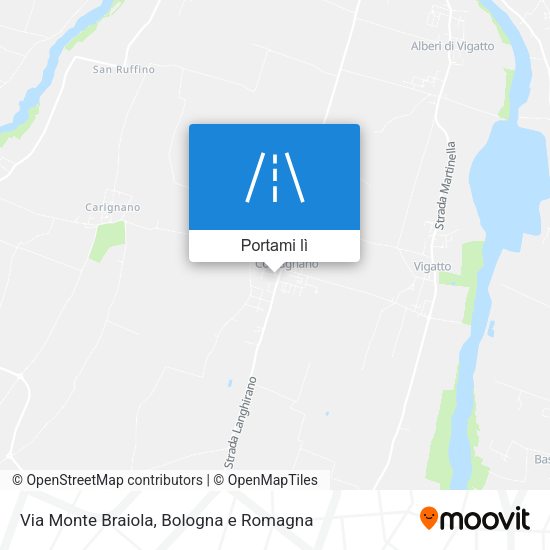 Mappa Via Monte Braiola