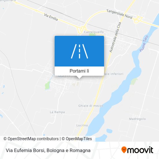 Mappa Via Eufemia Borsi
