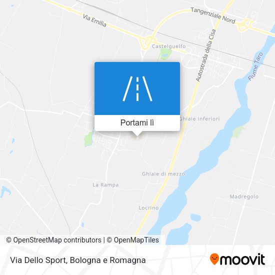 Mappa Via Dello Sport