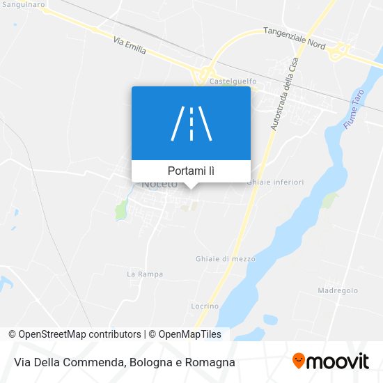 Mappa Via Della Commenda