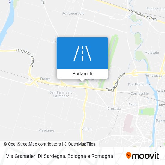 Mappa Via Granatieri Di Sardegna