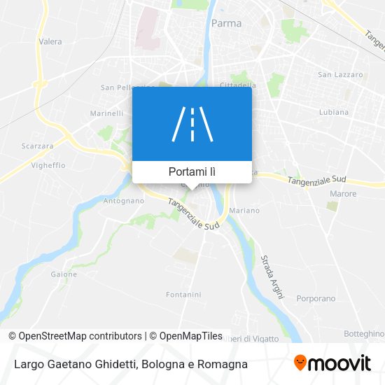 Mappa Largo Gaetano Ghidetti
