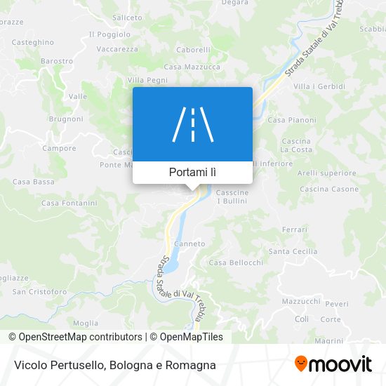 Mappa Vicolo Pertusello