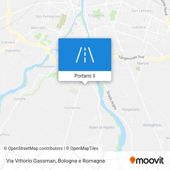 Mappa Via Vittorio Gassman