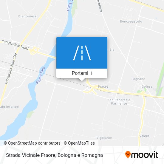 Mappa Strada Vicinale Fraore