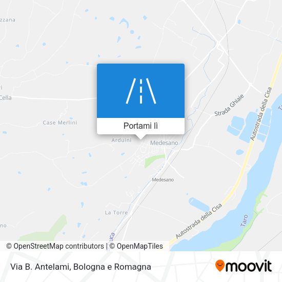 Mappa Via B. Antelami