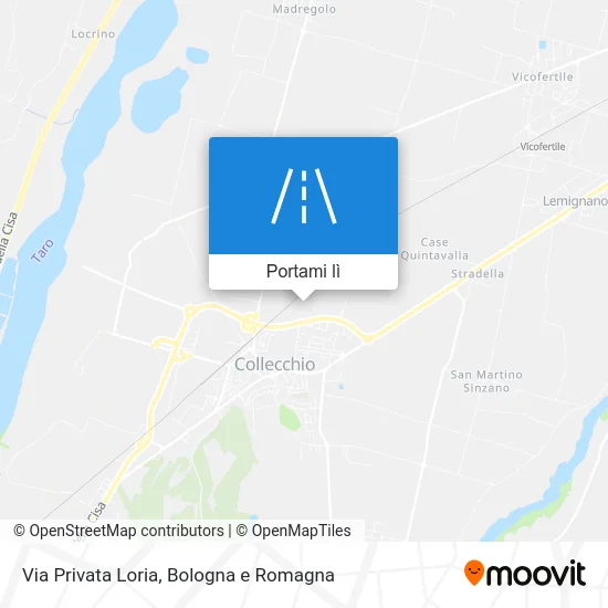 Mappa Via Privata Loria