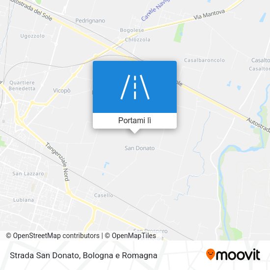 Mappa Strada San Donato