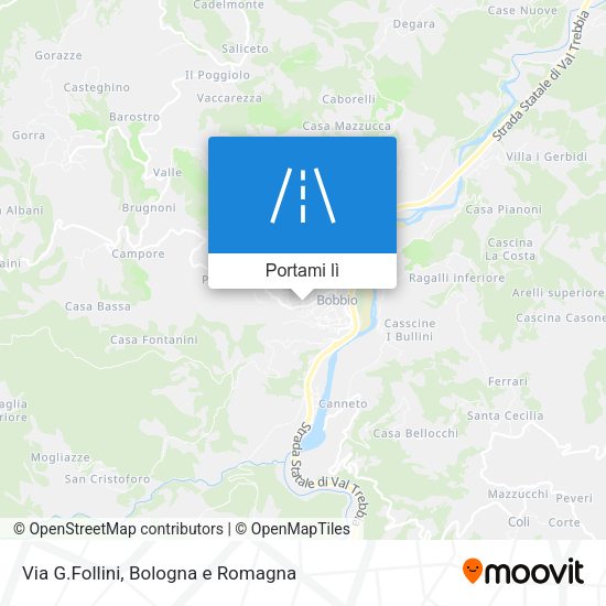 Mappa Via G.Follini