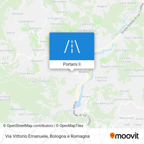 Mappa Via Vittorio Emanuele