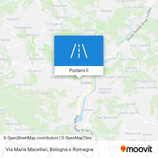 Mappa Via Maria Macellari