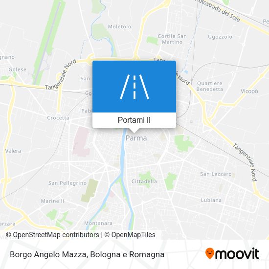 Mappa Borgo Angelo Mazza