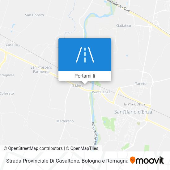 Mappa Strada Provinciale Di Casaltone