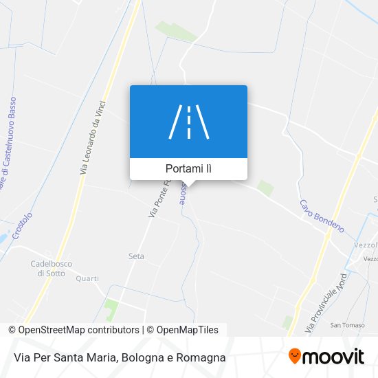Mappa Via Per Santa Maria