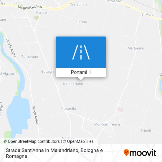 Mappa Strada Sant'Anna In Malandriano
