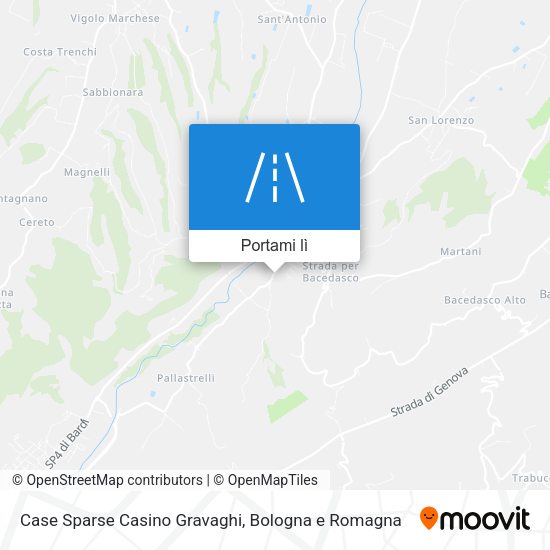 Mappa Case Sparse Casino Gravaghi