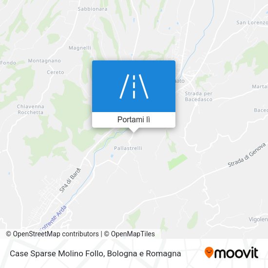 Mappa Case Sparse Molino Follo