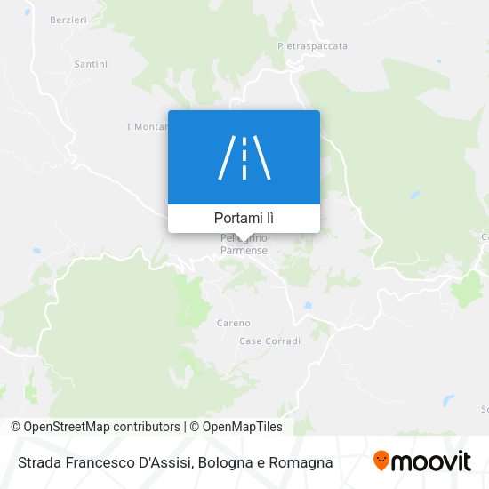 Mappa Strada Francesco D'Assisi