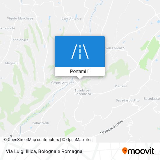 Mappa Via Luigi Illica