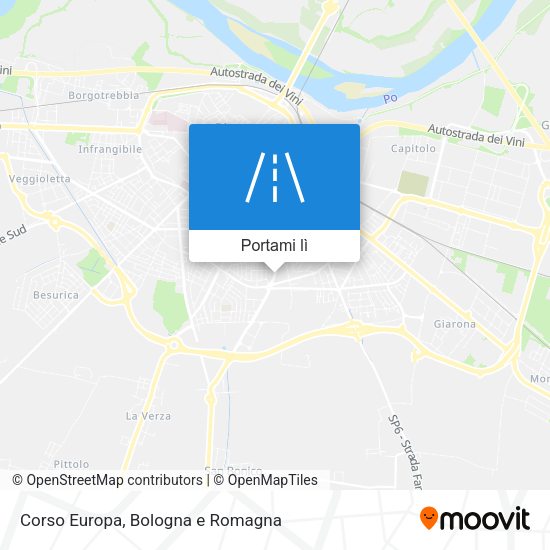 Mappa Corso Europa