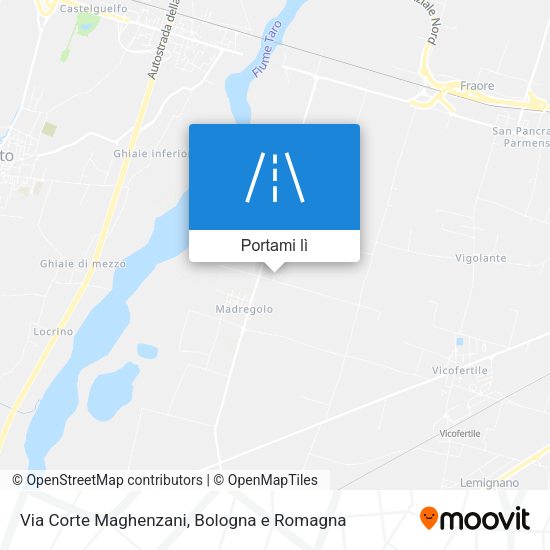 Mappa Via Corte Maghenzani
