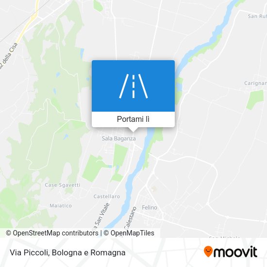 Mappa Via Piccoli
