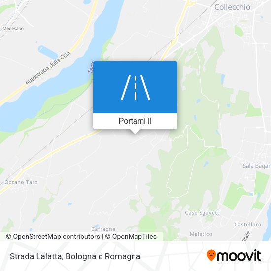 Mappa Strada Lalatta